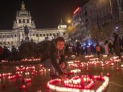 И покрај епидемијата, Чесите ја прославија „Кадифената револуција“